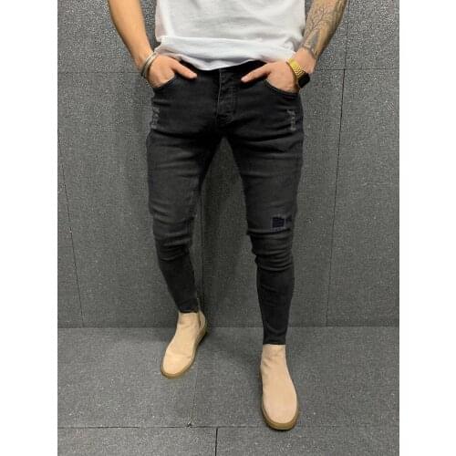 ONCEGALA Men's Biker Jeans