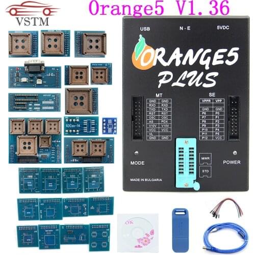 OEM Orange5 plus v1.35 Programmer Device Orange5 V1.36 With Full Adapter Enhanced Function Software Orange5 plus with USB dongle