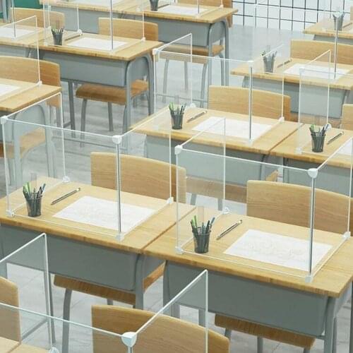 Transparent Screens Shield Clear Perfection Desk Privacy Divider Office Divider Partition Desk Separator Panel School