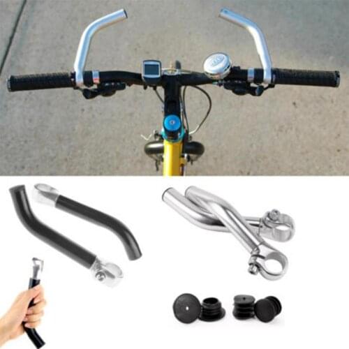 Bicycle Bike Handle Aluminum Alloy bicycle Rest TT Handlebar with Plug for 22.2 handlebars cycling accessoreis