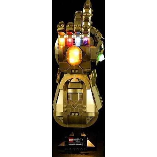 Luminous Ornaments LED Light Kit For 76191 Gauntlet DIY Toy Set Not Included Building Blocks Only Lighting Kit Luminous Ornament