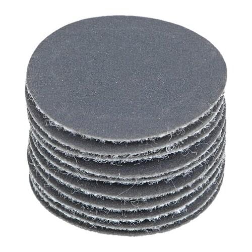 Uxcell 10pcs 1-Inch Hook and Loop Sanding Disc Aluminum Oxide Silicon Carbide 2500 Grit for Polishing Furniture, Wood, Metal