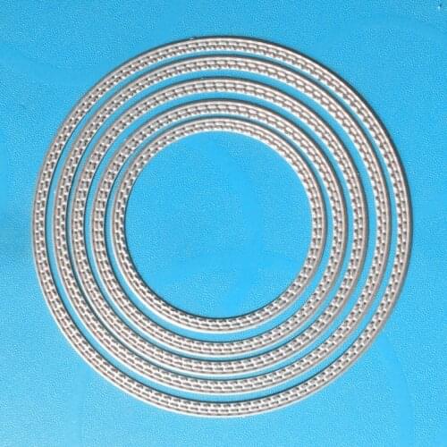 YINISE 1067 Circle Metal Cutting Dies For Scrapbooking Stencils DIY Album Cards Decoration Embossing Folder Die Cuts Template