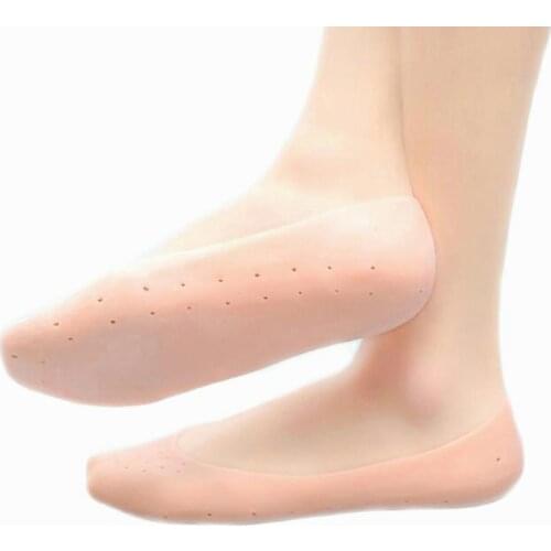 Protective silicone heel insole moisturizing gel protects the heel from dryness and cracking, relieves heel and foot pain