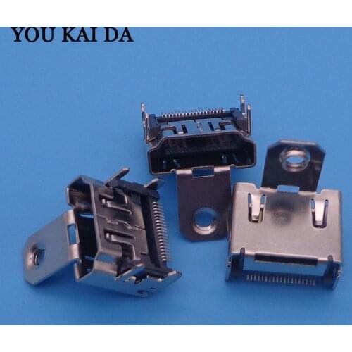 10PCS/LOTS female plug socket jack,19P SMT,4 foot DIP,HDMI-compatible USB jack for HD TV Interface and laptop ETC