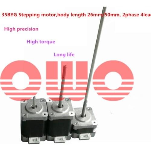 35BYG stepping motor,screw rod line motor,2phase 4 leads high torque stepper motor