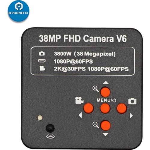 38MP HDMI Camera 1080P 60FPS Industry Video C-Mount Microscope HD Camera Phone PCB Repair Trinocular Stereo Microscope Camera