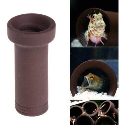 Aquarium Fish Tank Tube Breeding Hiding Cave Shelter For Fish Shrimp Spawn Live Plant Fish Tank Decoration C42