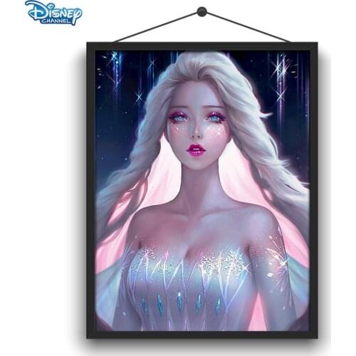 Disney 5D DIY Diamond Painting Princess Full Circle Diamond Embroidery Kit Three-dimensional Exquisite Simple Home Decoration