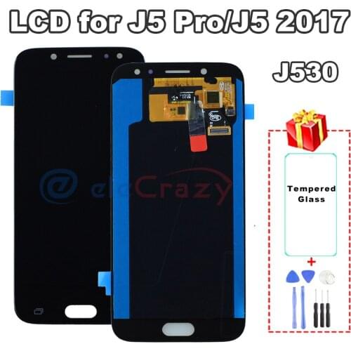 AMOLED for Samsung Galaxy J5 2017 J5 Pro LCD J530 J530M J530F Display with Touch Screen Assembly Replacement AAA 100% Tested