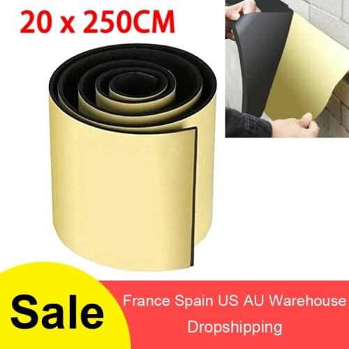 Car Stickers Columns Garage Protector Car Soundproofing Sticker Parking Corner Strips Auto Garage Wall Protector DIY Foam Strip