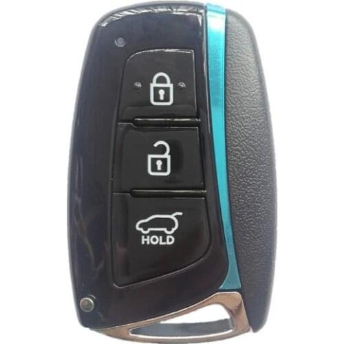 3 Button Smart Remote Key Shell Case For Hyundai IX45 Grand Santa Fe With Insert key Blank Fob Key Cover