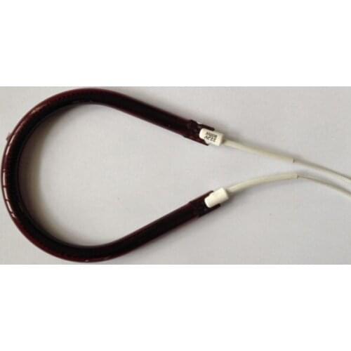 220V 900W electric heater infrared carbon fibre U type heating tube with wire