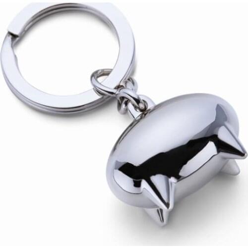 Emma pig keychain cute key ring for women high quality llaveros key holder creative gift novelty items free shipping wholesale