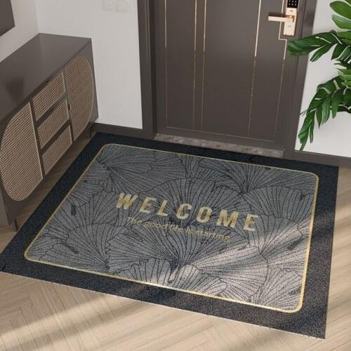 Nordic Rectangle Home Doormat Living Room Mat Kitchen Mat Bath Mat Anti-slip Mat Entrance Door Mat Carpet Custom PVC Mat Carpet