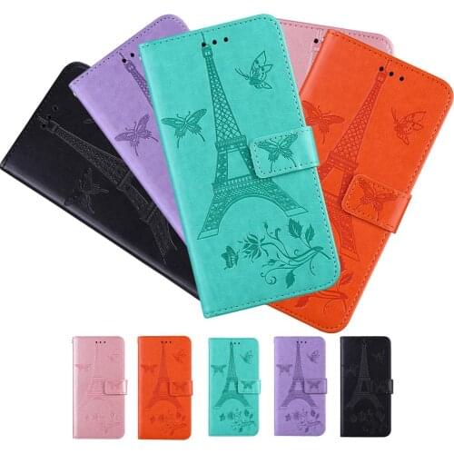 Tower Butterfly Wallet Phone Case For iphone X XS XR XS Max SE 11 Pro Max 6S 6 Plus 6S Plus 7 Plus 8 Plus Leather Flip Case
