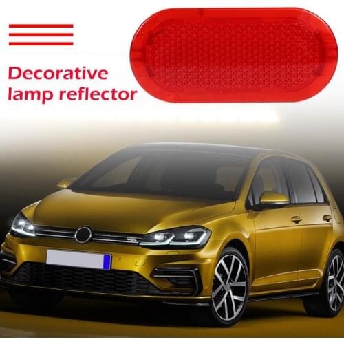 Red Door Trim Panel Reflector 6Q0947419 for Beetle Caddy Polo Touran 2002-2016 Red Appearance Fit for VW Caddy 2004-2015