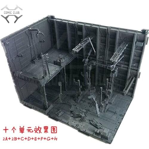 COMIC CLUB IN-STOCK CG MODEL MG HG PG A-J set gundam Assembly display Machines Nest Action Chain Base figure toy gift