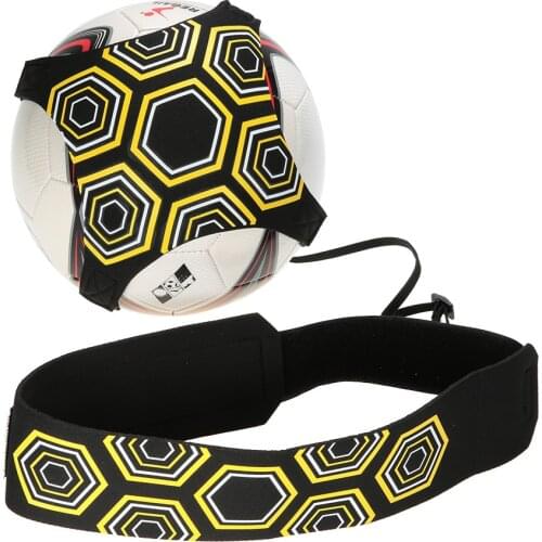 Men Solo Soccer Trainer Soccer Ball Training Practice Assistance Trainer Adjustable Soccer Trainer Belt Neoprene
