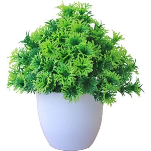 Simulation flower set living room mini home decoration ornaments plastic floral coffee table table small bonsai flower pot