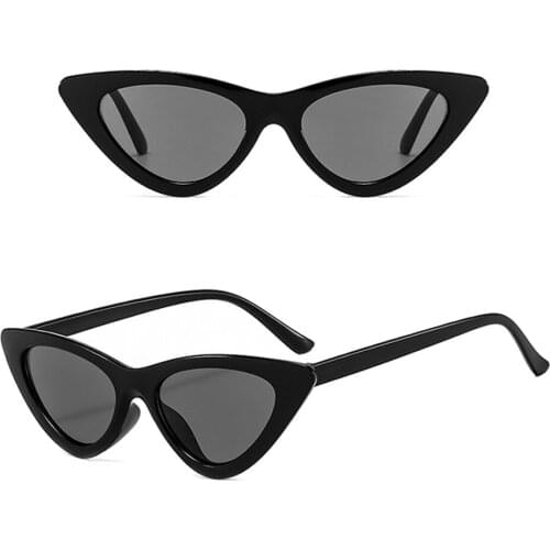 Vintage Cat Eye Goggles Sunglasses Women Sexy Triangle Retro Small Sun Glasses Men Fashion Street Eyewear Female Summer Outdoor
