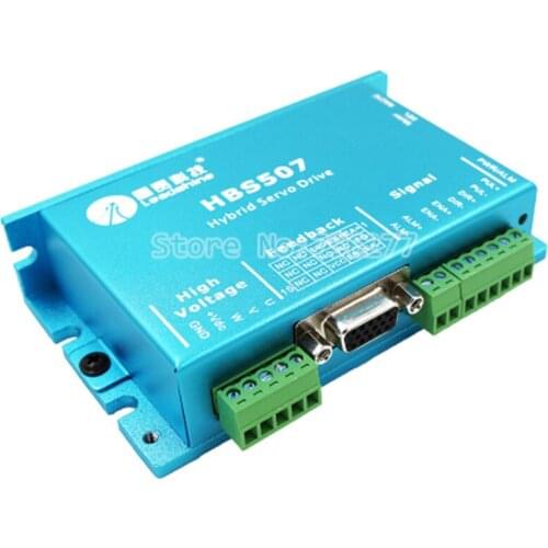 Original HBS507 Hybrid servo drive NEMA 23 3 phase closed loop motor 50VDC input step driver
