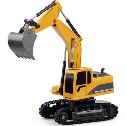 Lifelike RC Remote Control Excavator Kids Toys Vehicle Model 270° Rotation