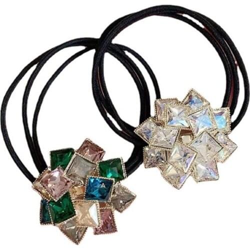 Exquisite Hair Rope Female Simple Temperament Elegant Net Red Tie Hair Rubber Band Ins Hair Jewelry