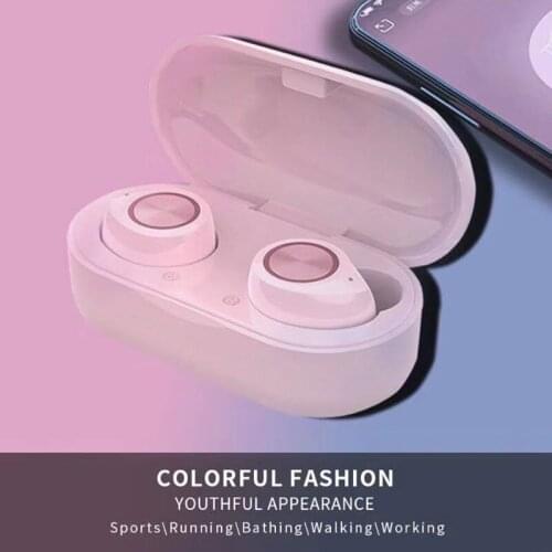 TW60 TWS True Wireless Bluetooth earphones Touch Bluetooth Headphones 5.0 Waterproof Sports earbuds HIFI 3D Stereo Mini Headset