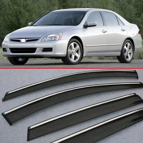 For Honda Accord MK7 2004-2007 Window Wind Deflector Visor Rain/Sun Guard Vent