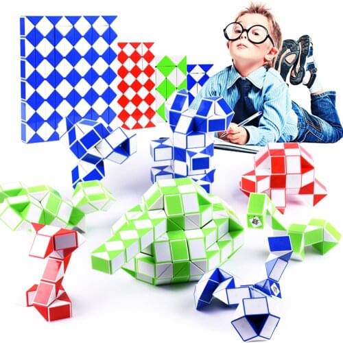 Magic Ruler Kids Educational Toys Magic Cube 24/36/48/60/72/192/240 Segment DIY Puzzle Toys Creative Gifts for Children Toys