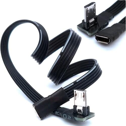 High Quality 1m Micro USB 2.0 B 5pin Male to Female M/F Extension Charging Data Charger Lead Extender Cable 0.1m