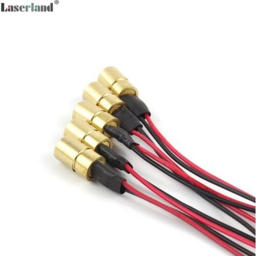 5pcs 0813 1mW 650nm 3VDC Focusable Red Laser Diode Dot Modules