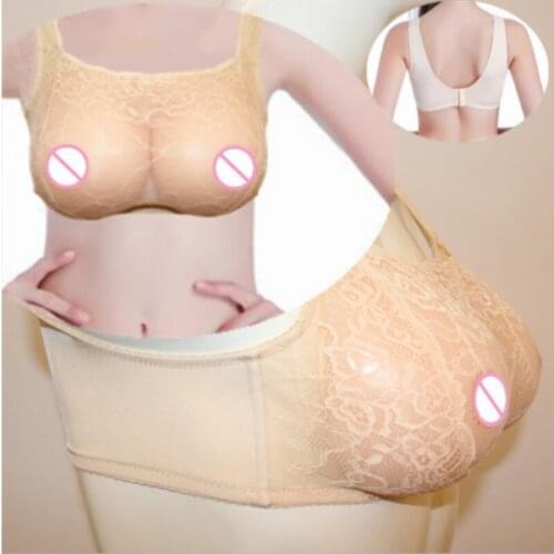 Fake Breast Form Bra Sexy Silicone Transvestite Transgender Art Crossdresser Transgender Queen Transvestite Mastectomy Bra