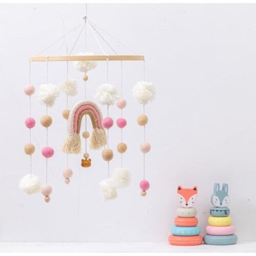 Baby Ring Toy Newborn Bed Pendant Attract the Babys Attention Train Babys Visual Hand Eye Coordination High Quality