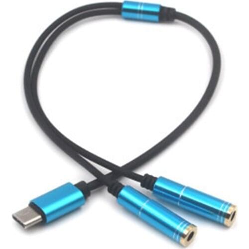 Type C To 3.5mm Jack Adapter USB 3.1 Type-C USB C To 3.5 Audio Aux Earphone Cable For Xiaomi Mi6 Headphone Speaker YS-53