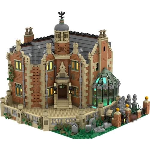 The Haunted Manor Ghost House Collection Haunted Ghost Castle Fit Idea Model Streetview Building Blocks Bricks Kid Gift