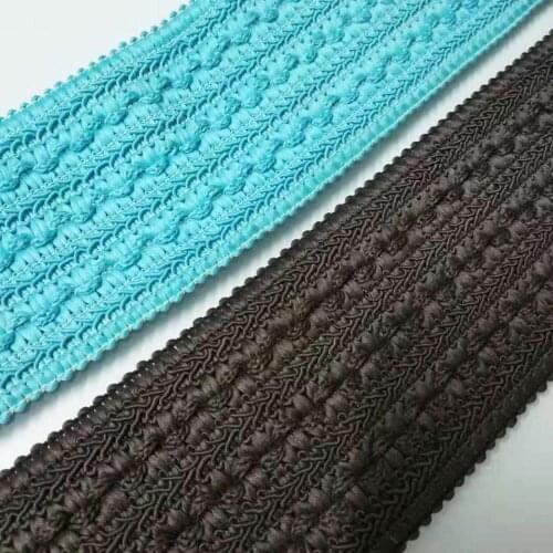 7.5cm width Microelastic webbing 1yard 3D Bright Webbing For waistband