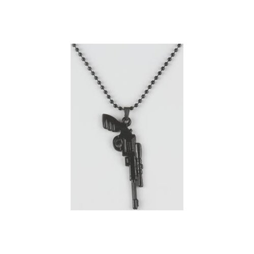 Gun Figured Metal Male Necklace