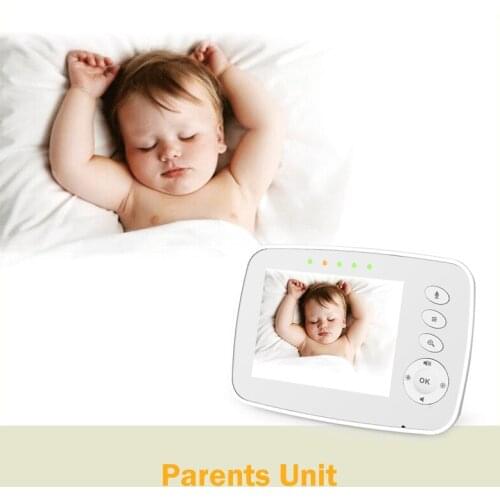 SM32 Baby Monitor 300 m Straight Line Distance Ambient Temperature Detection Night Vision Lullaby Playing Night Photography Mode