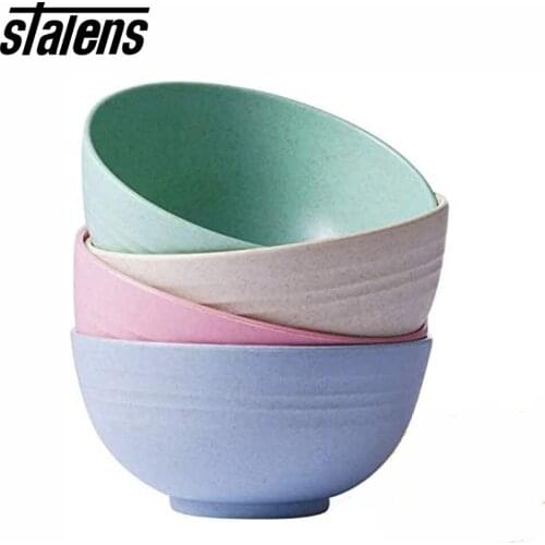 Stalens Unbreakable Bowls 24 OZ Lightweight Bowls Set of 4 Dishwasher & Microwave Safe