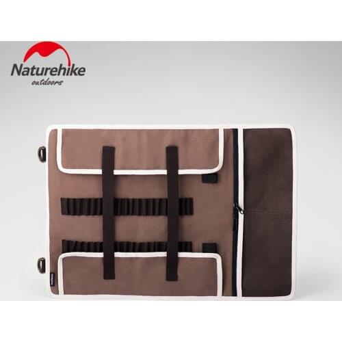 Naturehike Ground Nail Storage Bag 390g/260g Camping Equipment Portable Canvas Pocket Tear-risistant Tent Accessories
