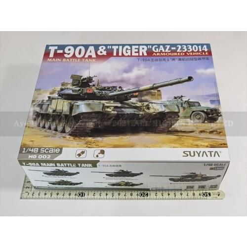 [SUYATA] No-002 1/48 T90A MBT & 'Tiger' GAZ-233014 Armoured Vehicle