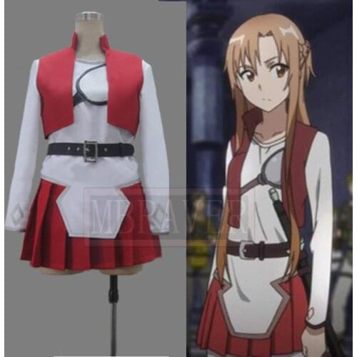 Sword Art Online Asuna Cosplay Costume Primary Version