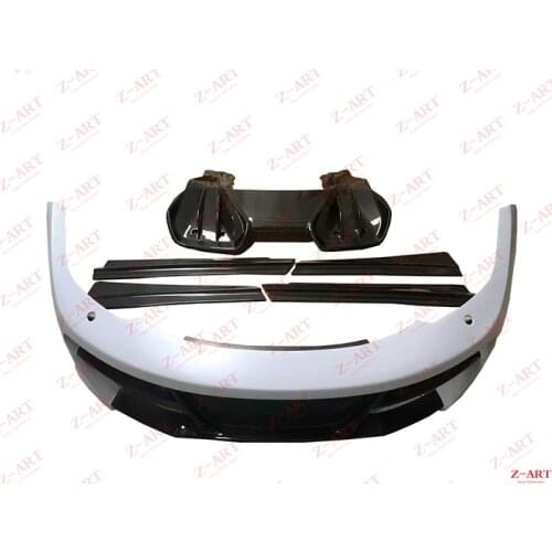 Z-ART retrofit body kit for Mclaren MP4-12C tuning body kit front bumper side skirts and rear diffuser kit for MP4-12C