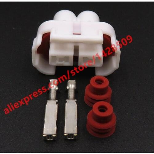 5 Sets 2 Pin 2.8 Series 6189-104 Auto Waterproof Wiring Socket Electric Cable Harness Connector Auto Parts