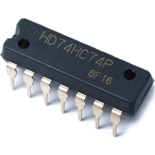 10pcs HD74HC74P DIP14 new original For more specifications, please contact customer service