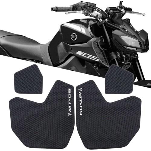 2021 new Motorcycle Non-slip Side Fuel Tank Stickers Waterproof Pad Rubber Sticker For YAMAHA FZ09 FZ 09 MT 09 MT09 2013-2021