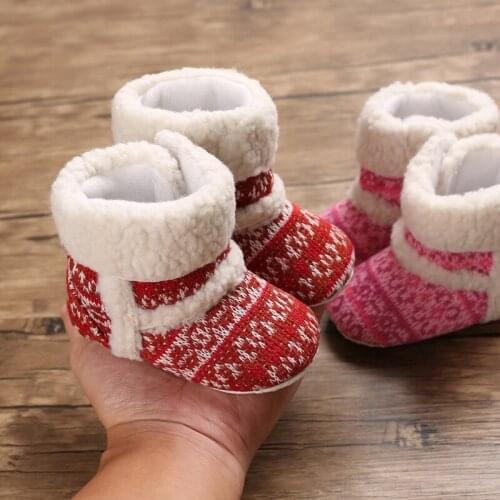 Baby Winter Boots Infant Toddler Newborn Cute Wool Shoes Girls Boys First Walkers Super Keep Warm Snowfield Booties Boot