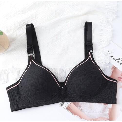 Women Push Up Bra Back Buckle Wireless Ladies Comfortable Underwear MOM Lingerie Intimates Solid Seamless Bras For Daughter C15